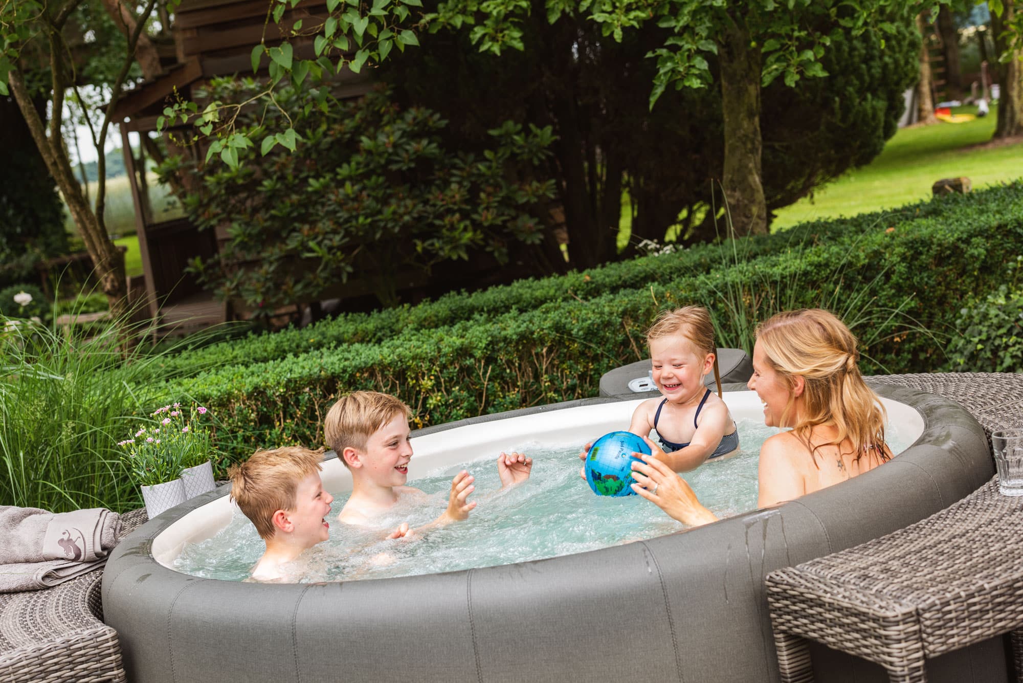 A Softub Spa for the whole family