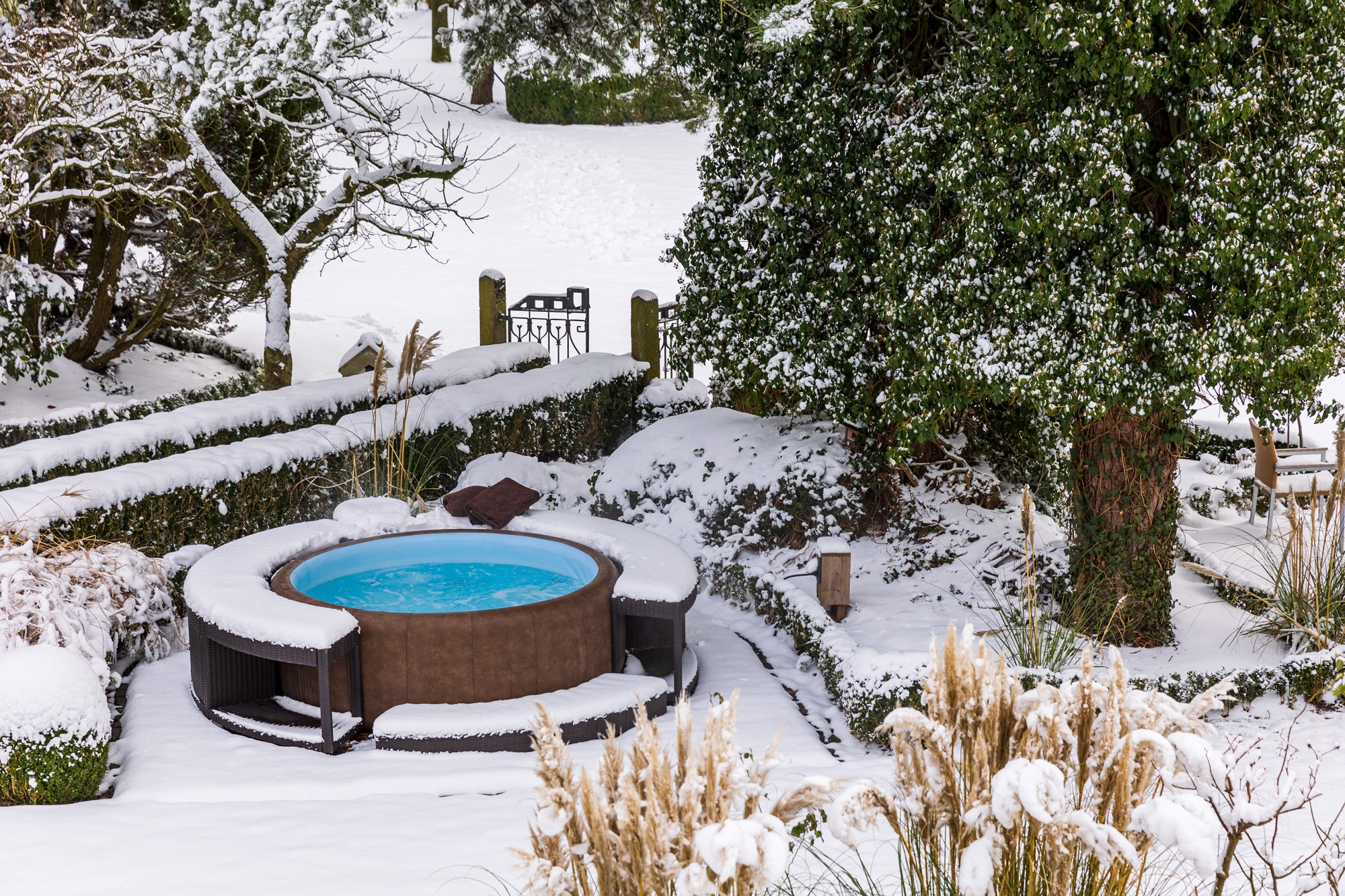 Use your Softub Spa in the winter