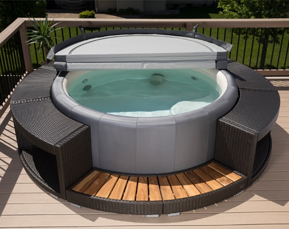 Create Your Backyard Retreat With the Softub Spas Resort 300